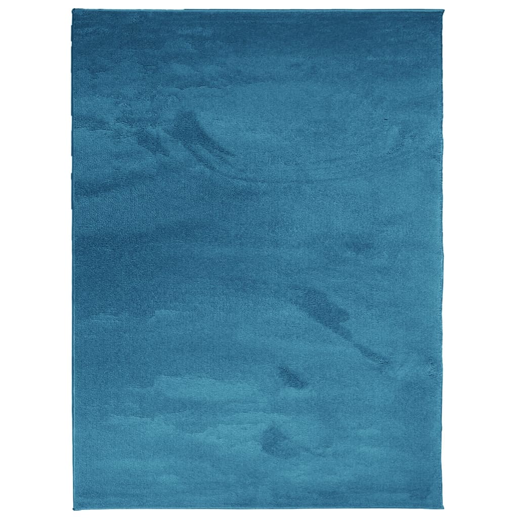 Vloerkleed OVIEDO laagpolig 240x340 cm turquoise is nu te koop bij PeponiXL, paradijselijk wonen!