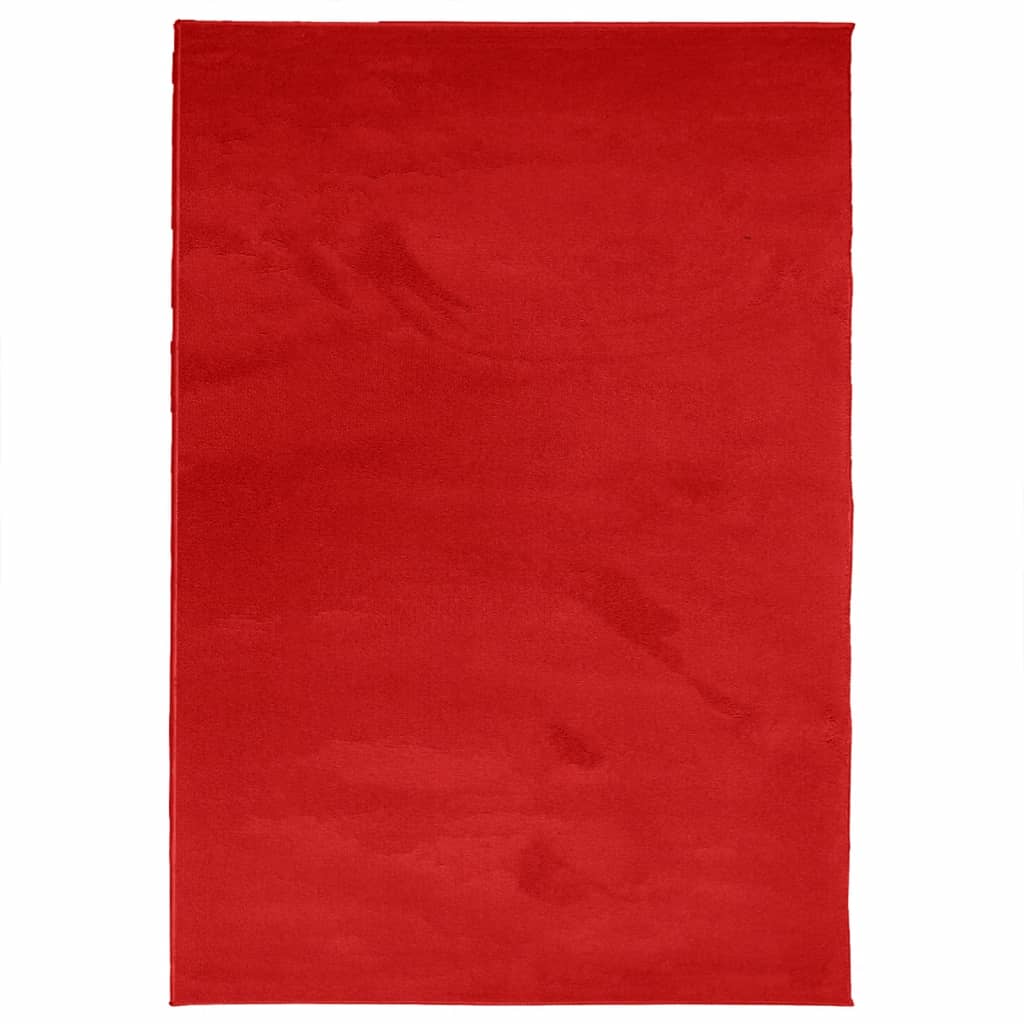 Vloerkleed OVIEDO laagpolig 200x280 cm rood is nu te koop bij PeponiXL, paradijselijk wonen!