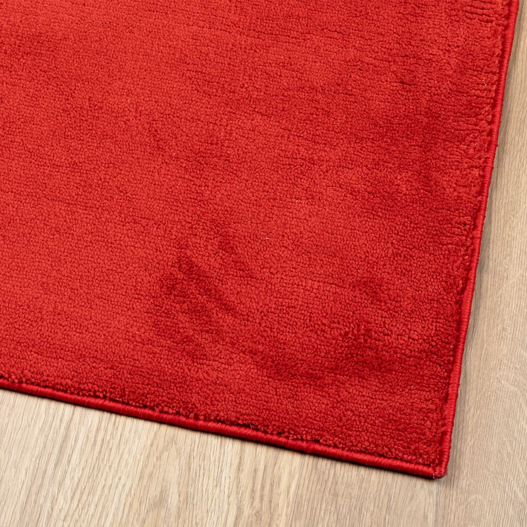 Vloerkleed OVIEDO laagpolig 200x280 cm rood is nu te koop bij PeponiXL, paradijselijk wonen!
