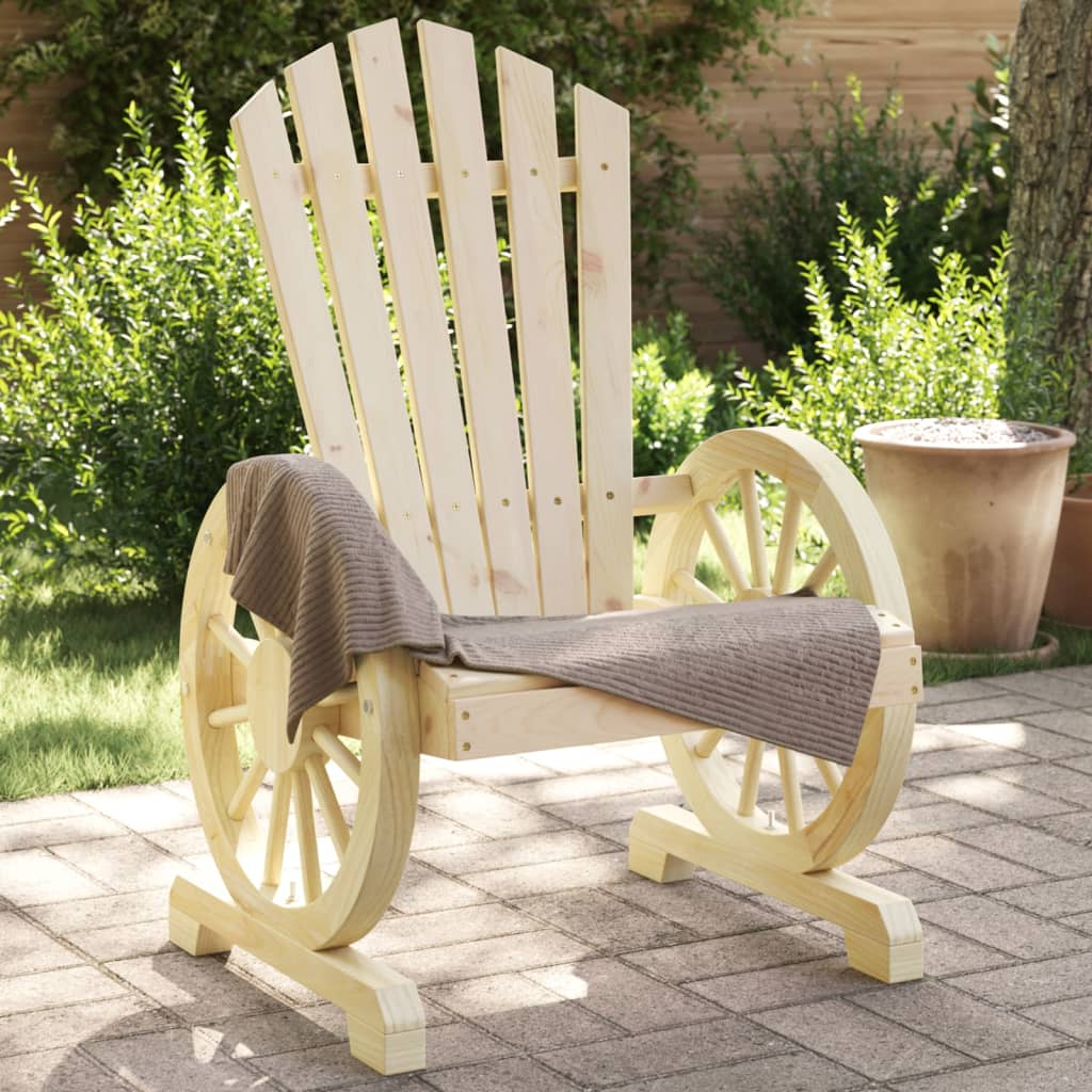 Tuinstoelen 4 st Adirondack massief vurenhout is nu te koop bij PeponiXL, paradijselijk wonen!