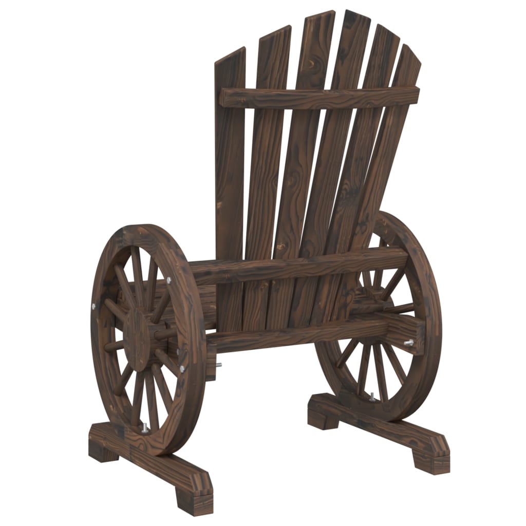Tuinstoelen 4 st Adirondack massief vurenhout is nu te koop bij PeponiXL, paradijselijk wonen!