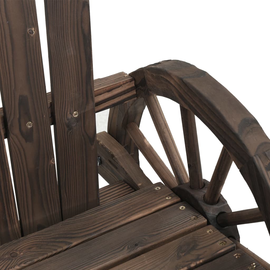 Tuinstoelen 4 st Adirondack massief vurenhout is nu te koop bij PeponiXL, paradijselijk wonen!