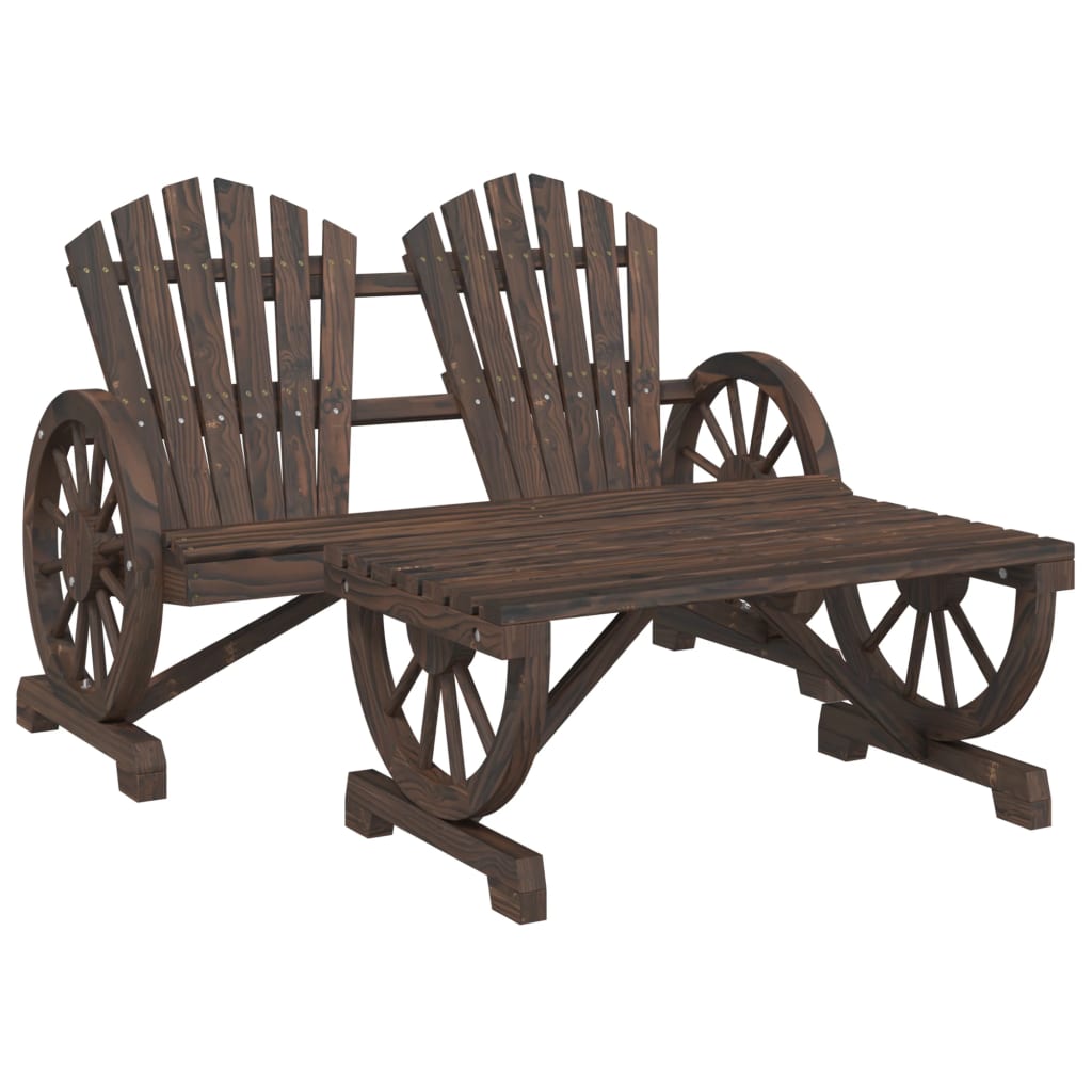 4-delige Loungeset massief vurenhout is nu te koop bij PeponiXL, paradijselijk wonen!