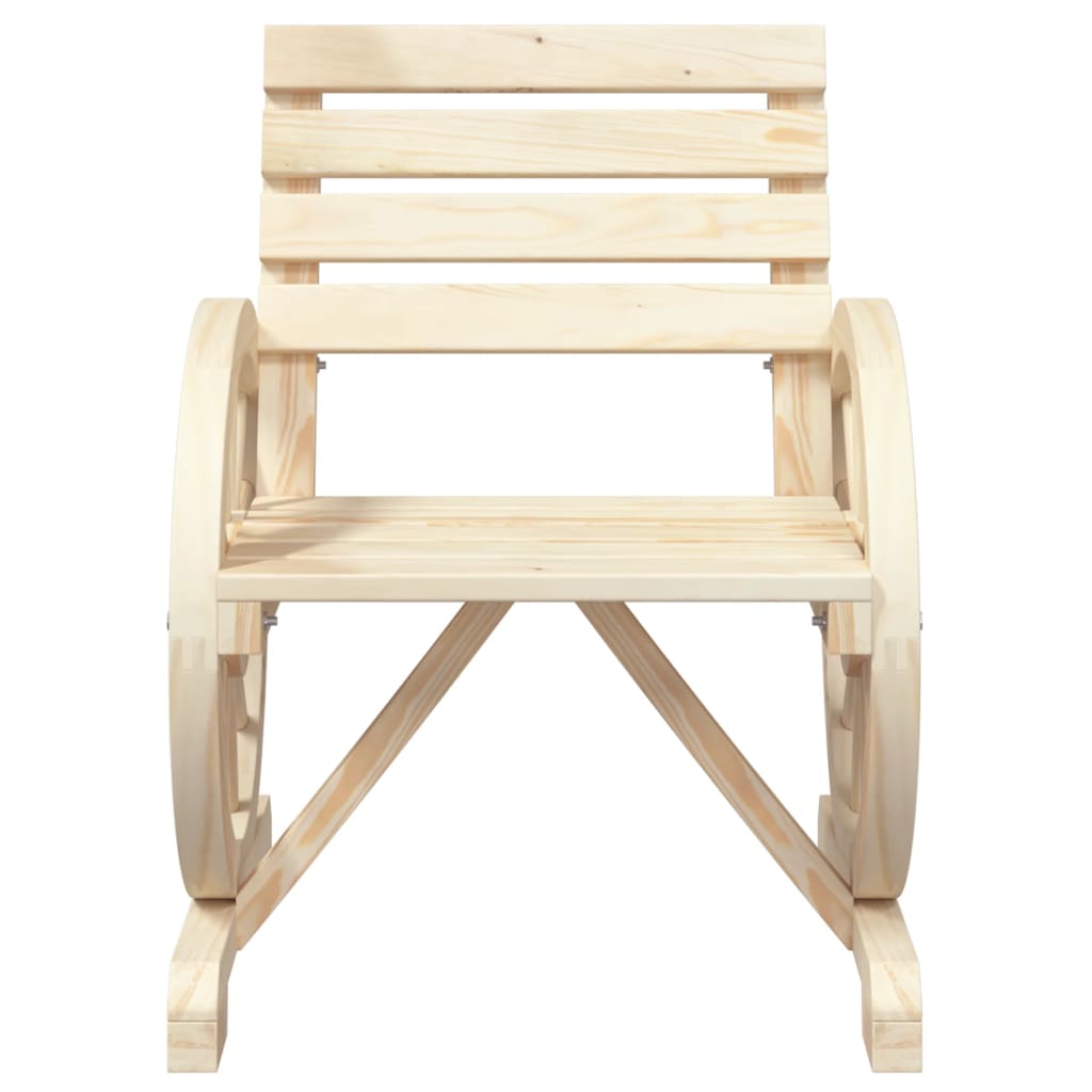 Tuinstoelen 4 st massief vurenhout is nu te koop bij PeponiXL, paradijselijk wonen!