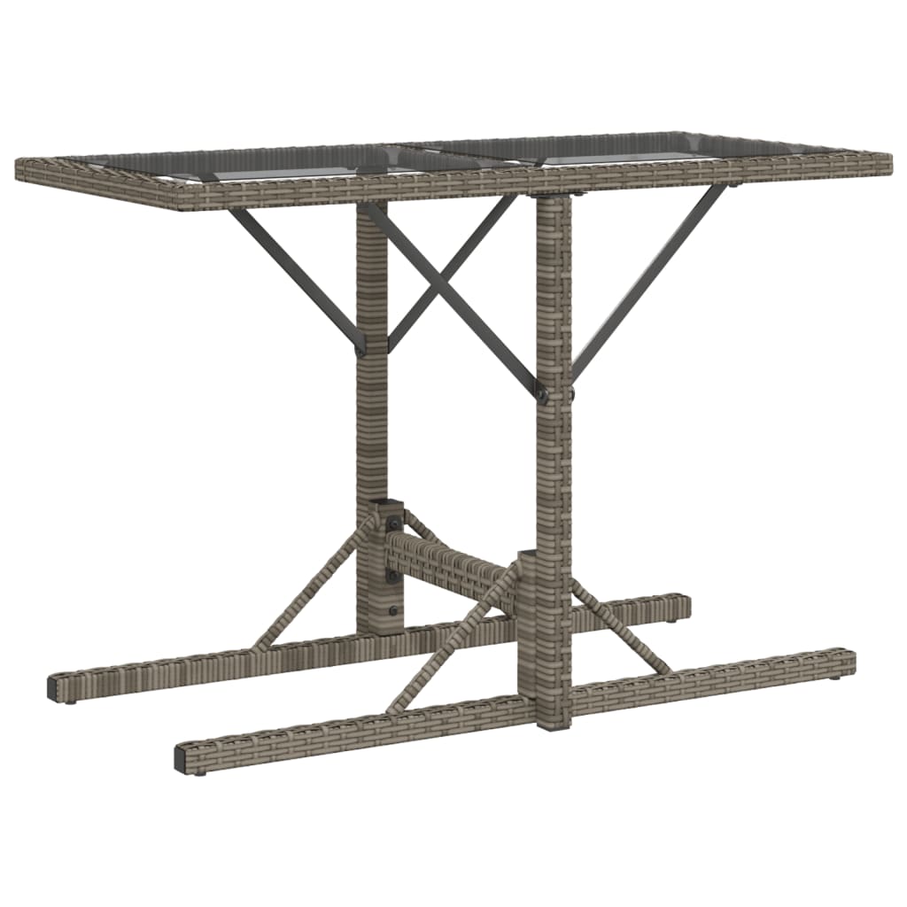 3-delige Bistroset met kussens poly rattan grijs is nu te koop bij PeponiXL, paradijselijk wonen!