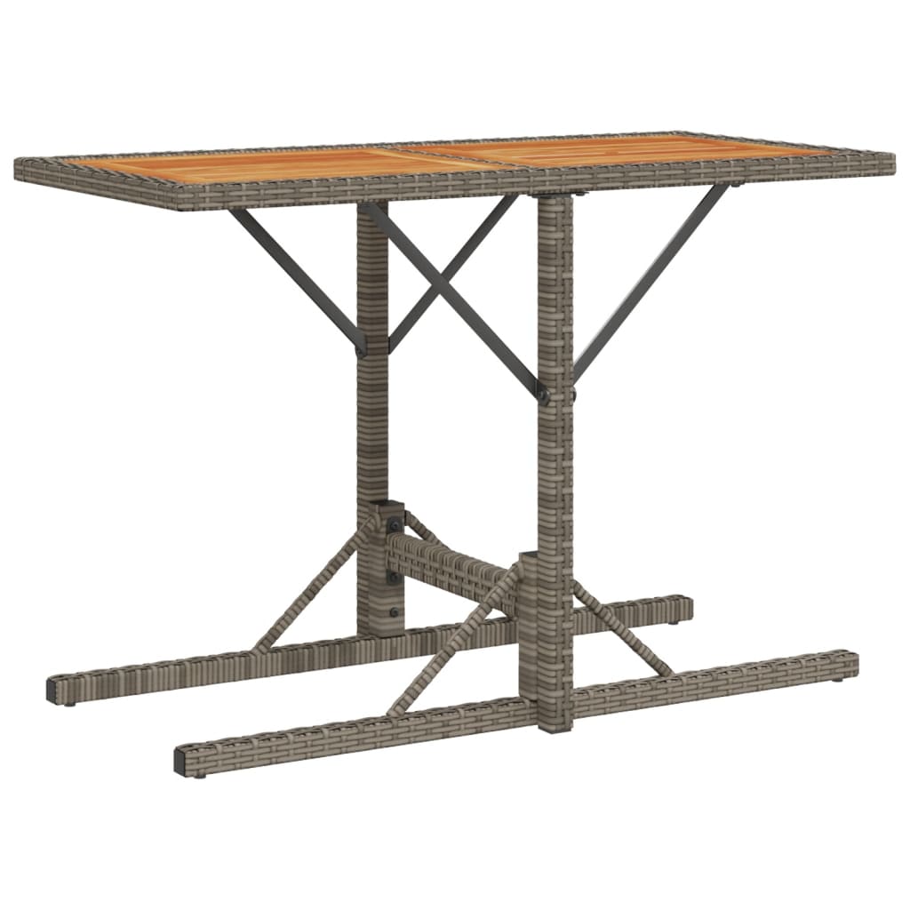 3-delige Bistroset met kussens poly rattan grijs is nu te koop bij PeponiXL, paradijselijk wonen!