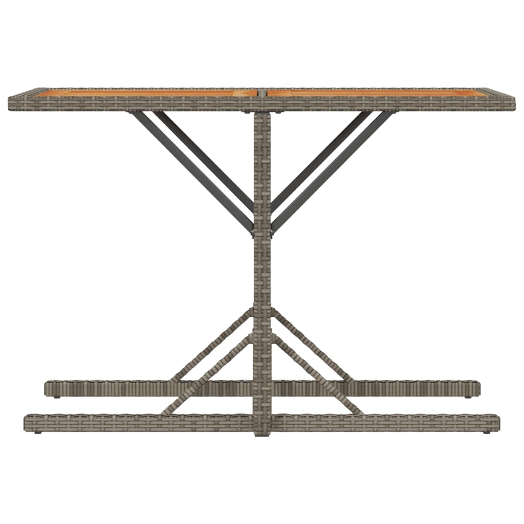 3-delige Bistroset met kussens poly rattan grijs is nu te koop bij PeponiXL, paradijselijk wonen!