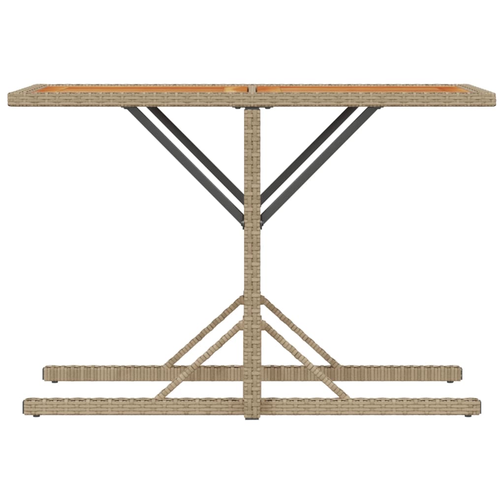 3-delige Bistroset met kussens poly rattan beige is nu te koop bij PeponiXL, paradijselijk wonen!