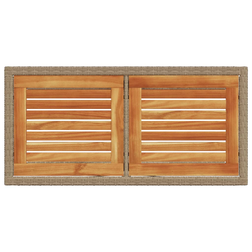 3-delige Bistroset met kussens poly rattan beige is nu te koop bij PeponiXL, paradijselijk wonen!
