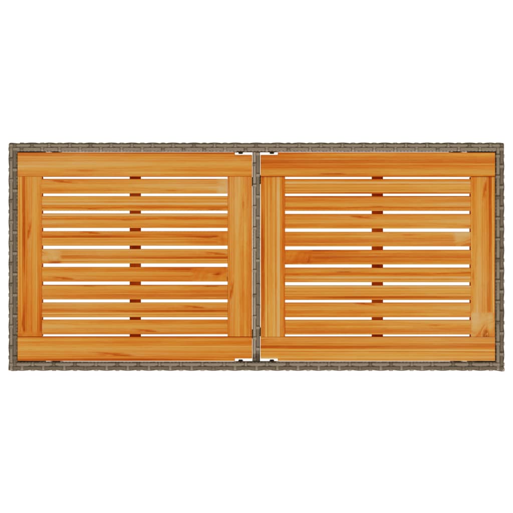 5-delige Tuinset met kussens poly rattan grijs is nu te koop bij PeponiXL, paradijselijk wonen!