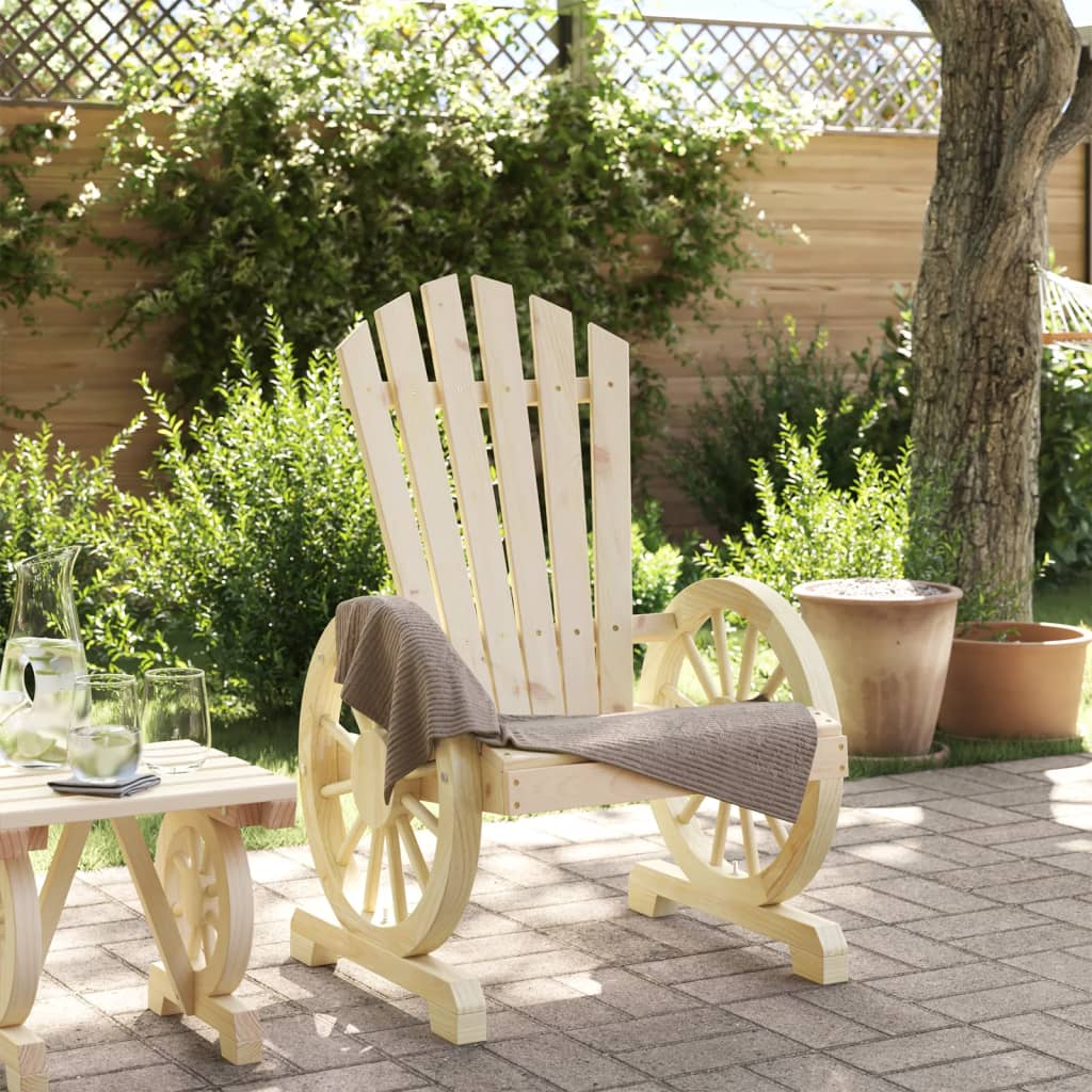 Tuinstoel Adirondack massief vurenhout is nu te koop bij PeponiXL, paradijselijk wonen!