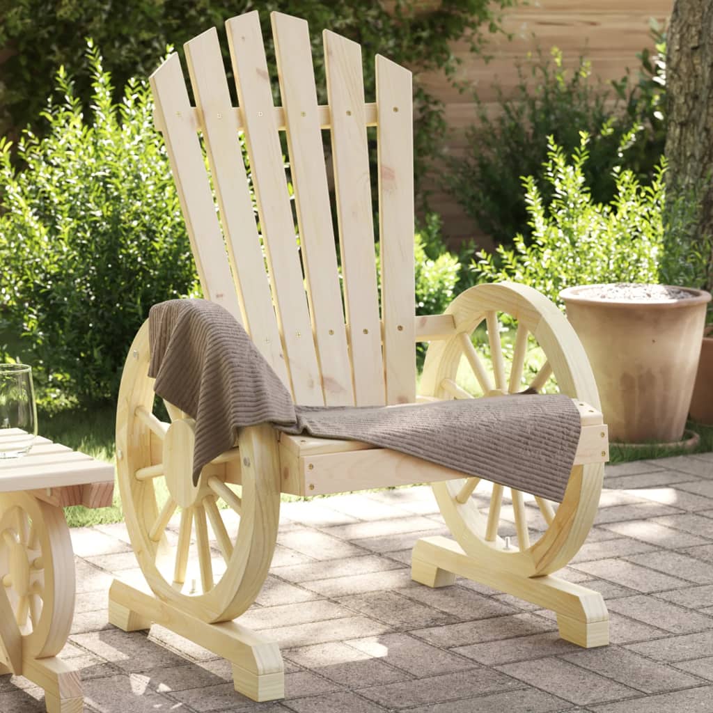 Tuinstoel Adirondack massief vurenhout is nu te koop bij PeponiXL, paradijselijk wonen!