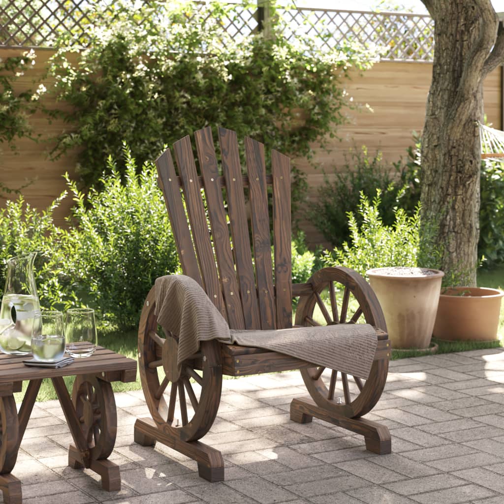 Tuinstoel Adirondack massief vurenhout is nu te koop bij PeponiXL, paradijselijk wonen!