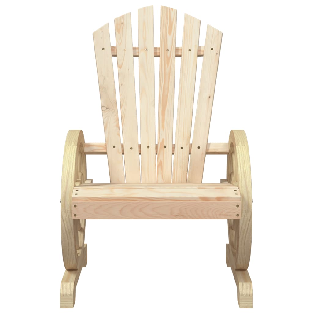 Tuinstoelen 2 st Adirondack massief vurenhout is nu te koop bij PeponiXL, paradijselijk wonen!