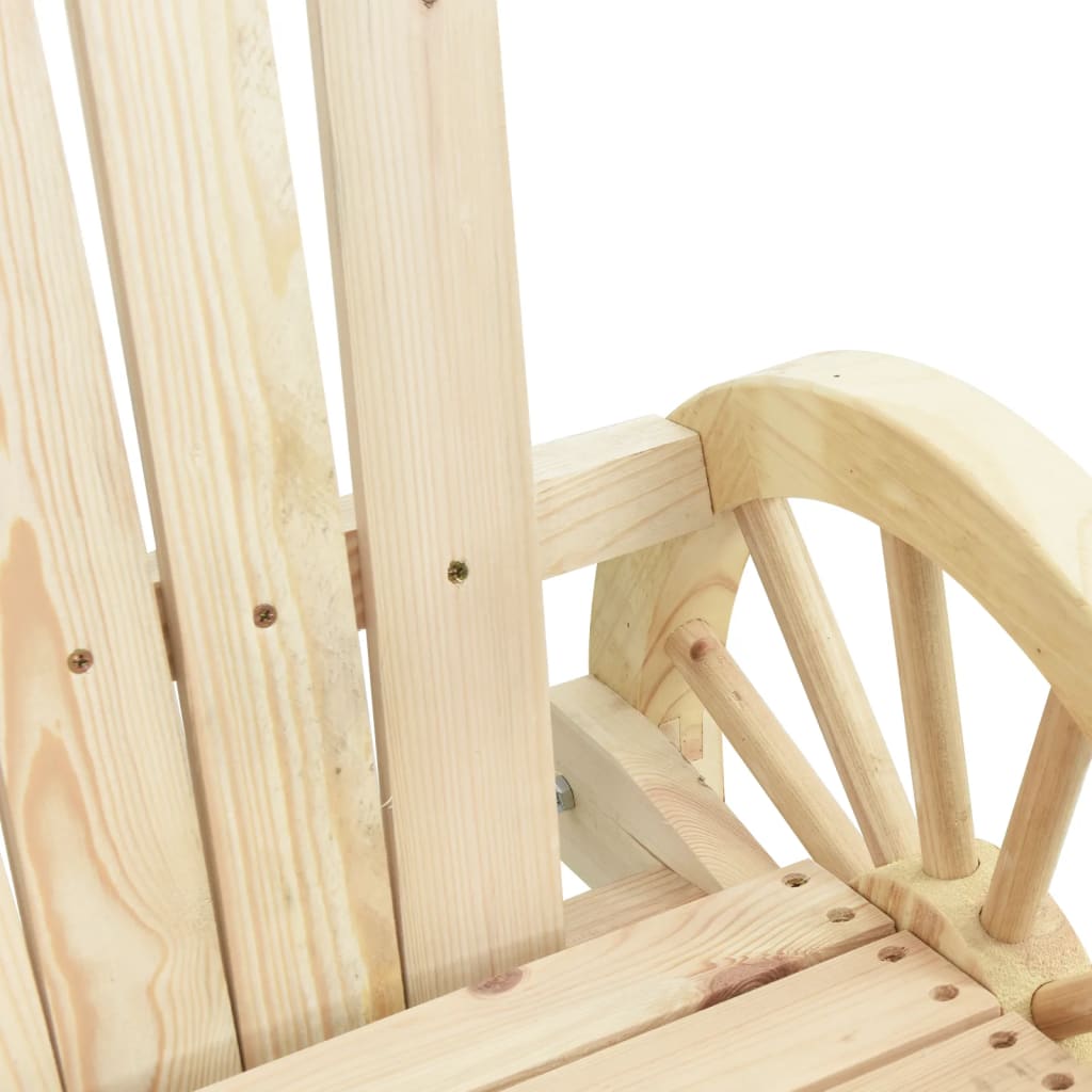 Tuinstoelen 2 st Adirondack massief vurenhout is nu te koop bij PeponiXL, paradijselijk wonen!