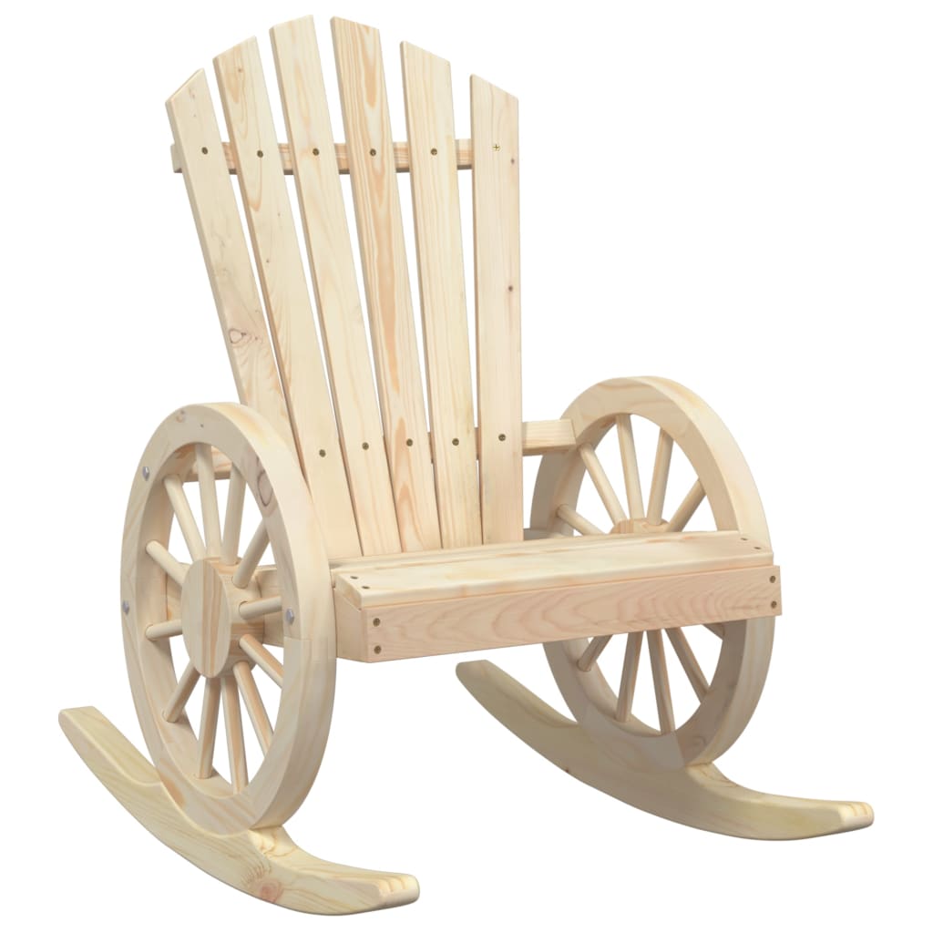 Schommelstoel Adirondack massief vurenhout is nu te koop bij PeponiXL, paradijselijk wonen!