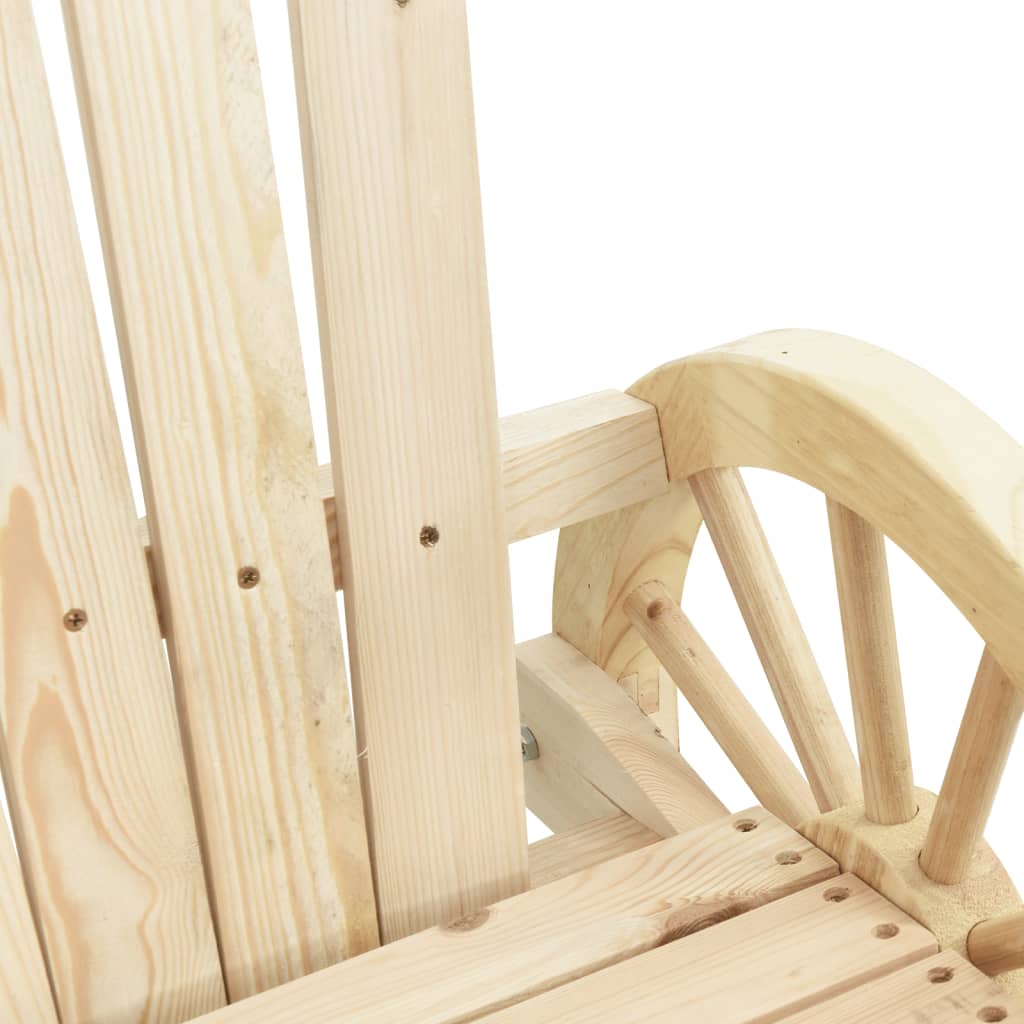 Schommelstoel Adirondack massief vurenhout is nu te koop bij PeponiXL, paradijselijk wonen!