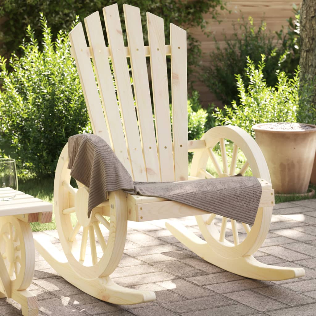 Schommelstoel Adirondack massief vurenhout is nu te koop bij PeponiXL, paradijselijk wonen!