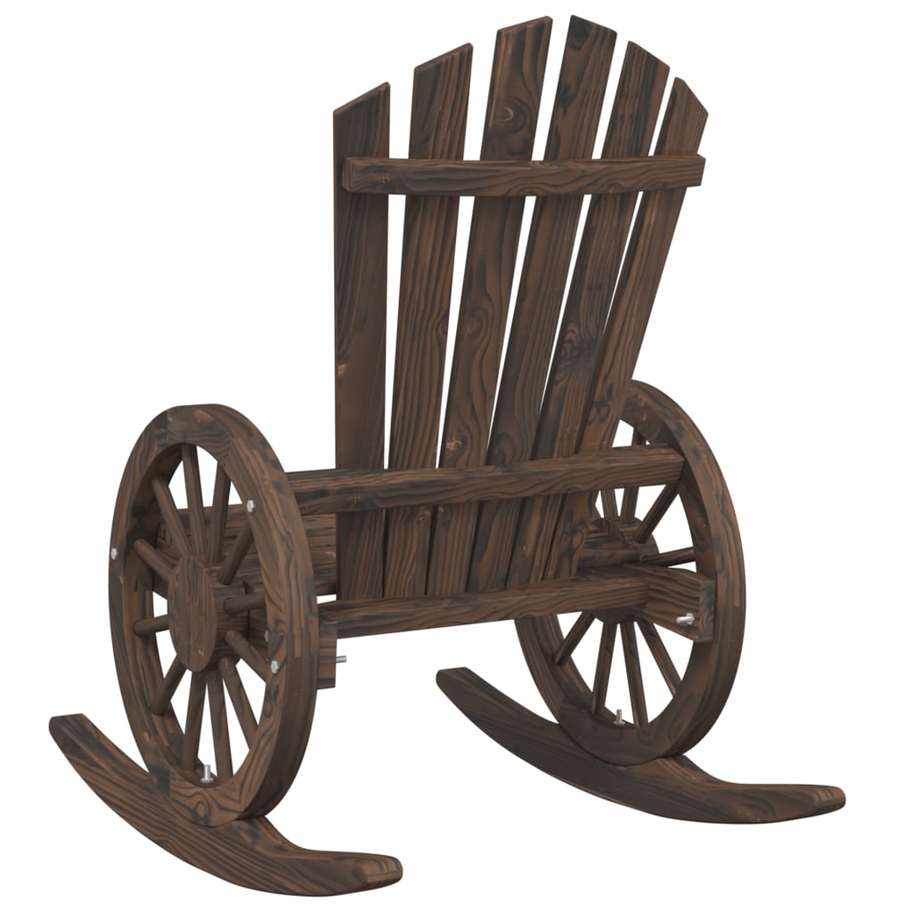 Schommelstoel Adirondack massief vurenhout is nu te koop bij PeponiXL, paradijselijk wonen!