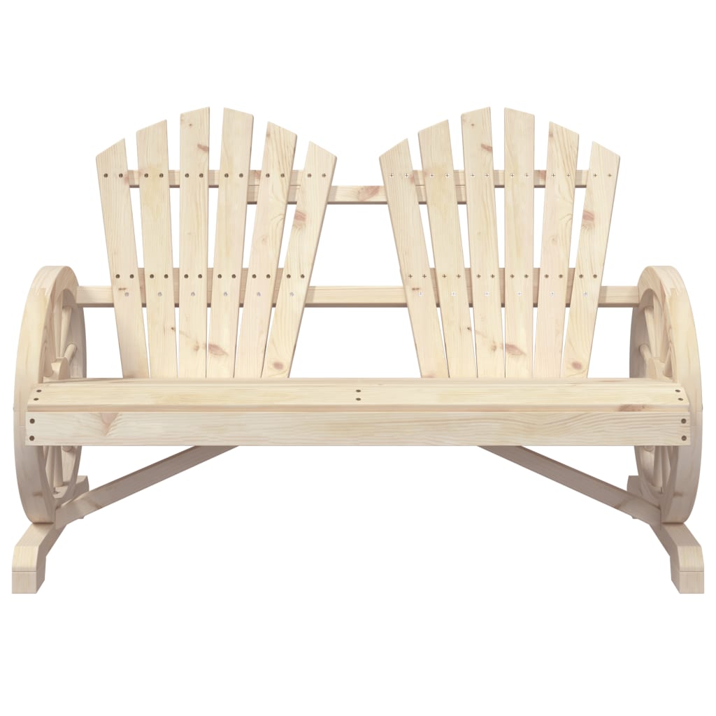 Tuinstoel 2-zits Adirondack massief vurenhout is nu te koop bij PeponiXL, paradijselijk wonen!