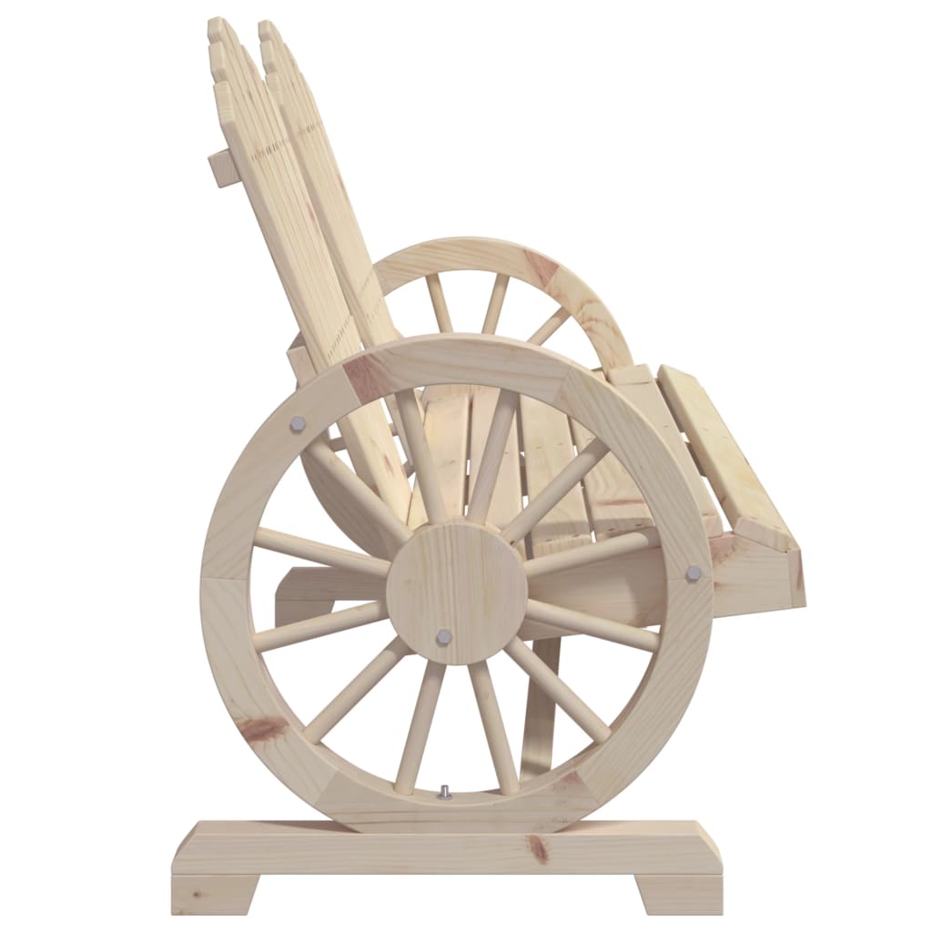 Tuinstoel 2-zits Adirondack massief vurenhout is nu te koop bij PeponiXL, paradijselijk wonen!