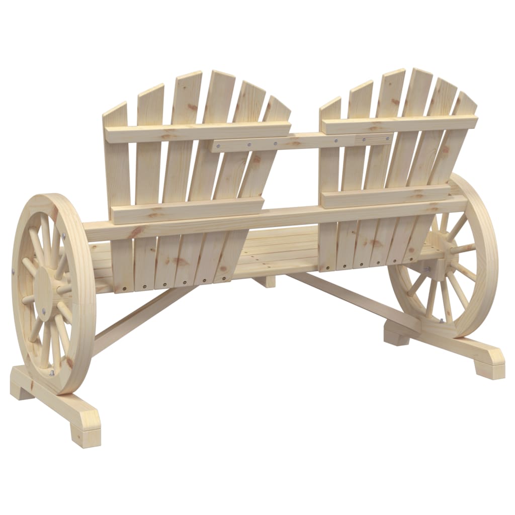 Tuinstoel 2-zits Adirondack massief vurenhout is nu te koop bij PeponiXL, paradijselijk wonen!