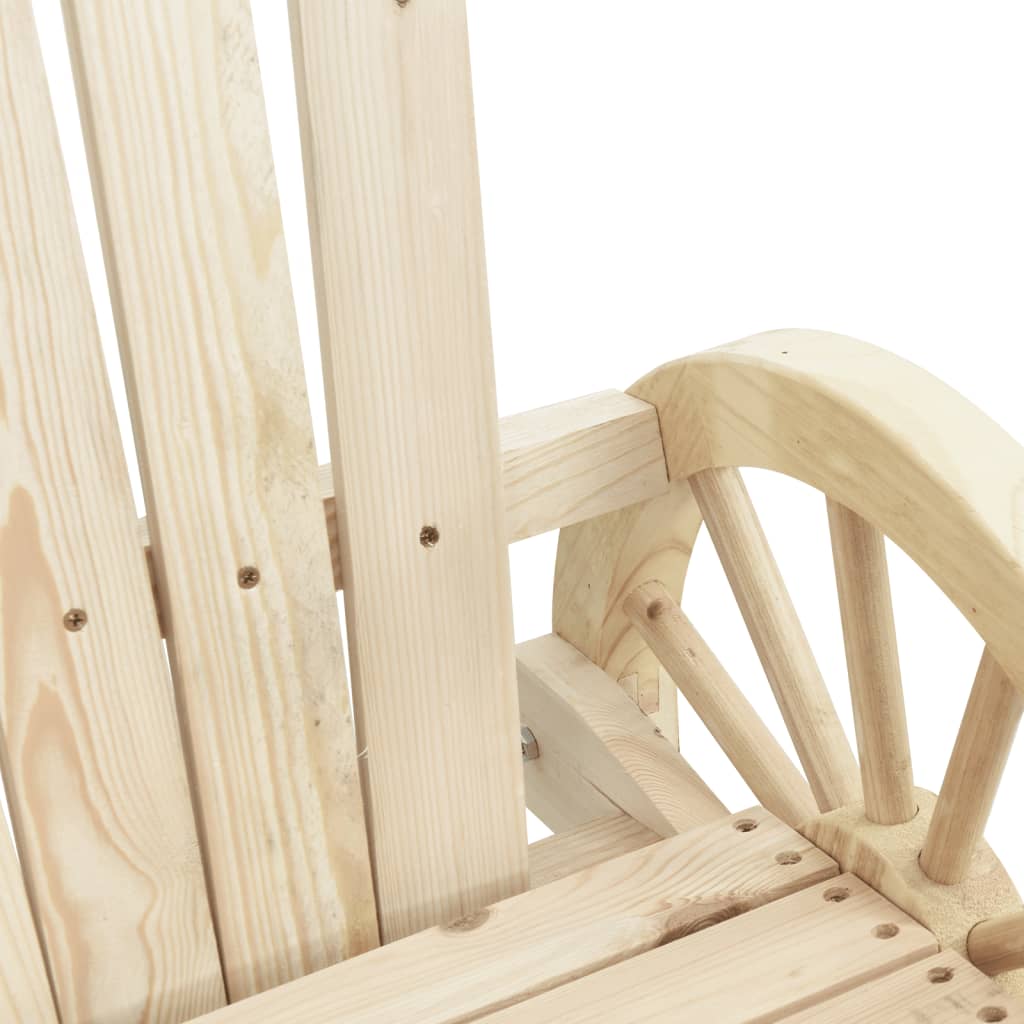 Tuinstoel 2-zits Adirondack massief vurenhout is nu te koop bij PeponiXL, paradijselijk wonen!