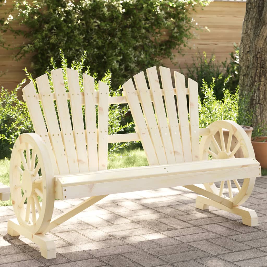 Tuinstoel 2-zits Adirondack massief vurenhout is nu te koop bij PeponiXL, paradijselijk wonen!