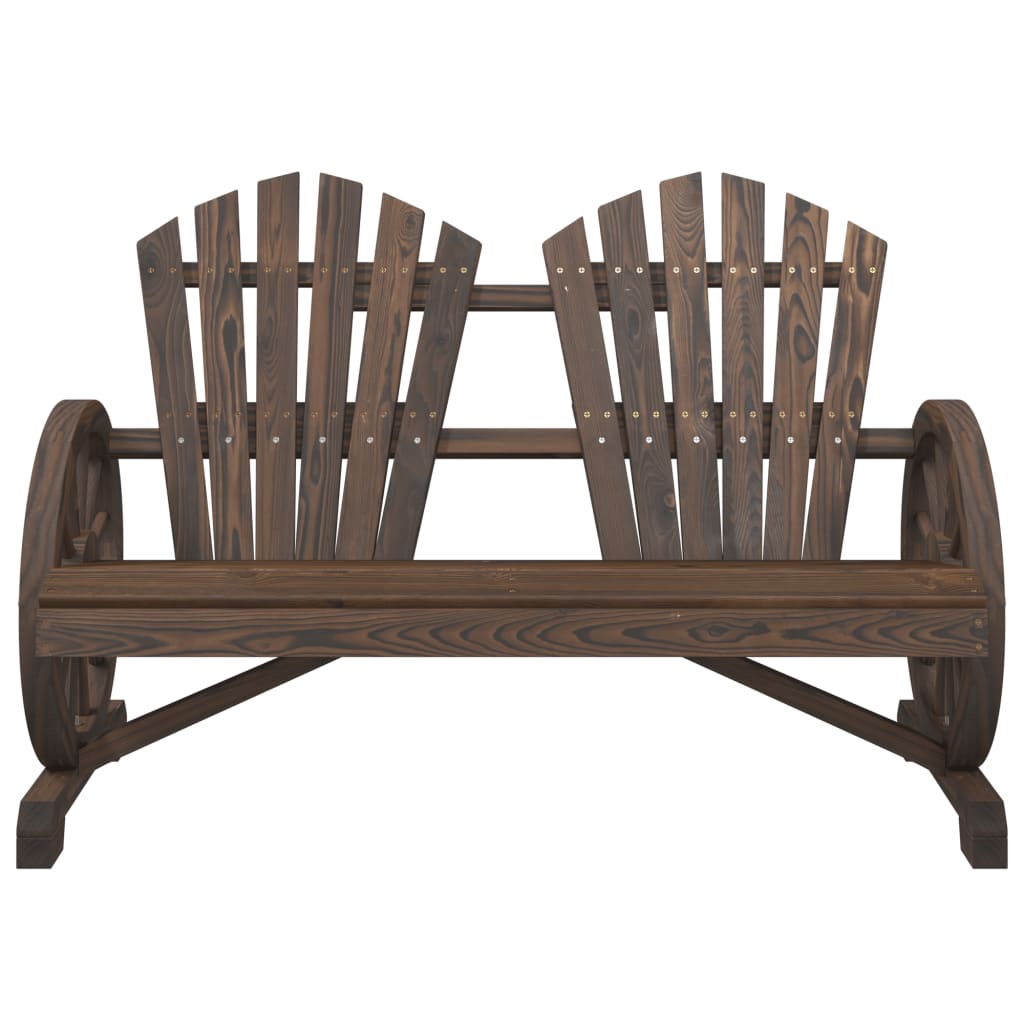 Tuinstoel 2-zits Adirondack massief vurenhout is nu te koop bij PeponiXL, paradijselijk wonen!