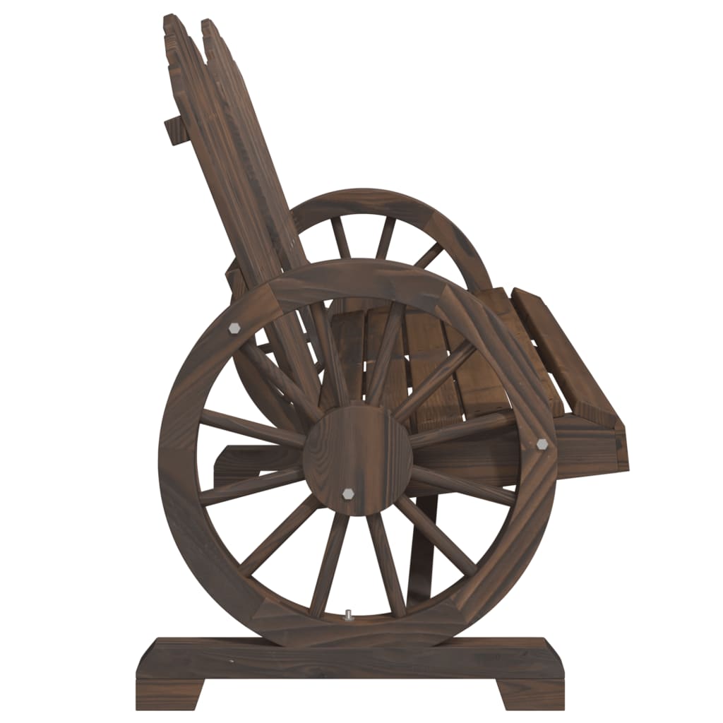Tuinstoel 2-zits Adirondack massief vurenhout is nu te koop bij PeponiXL, paradijselijk wonen!