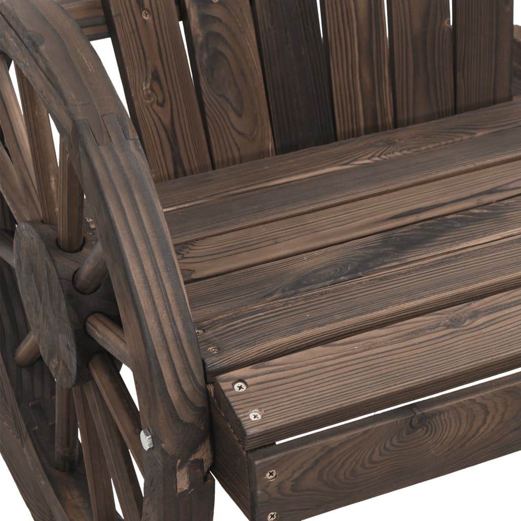 Tuinstoel 2-zits Adirondack massief vurenhout is nu te koop bij PeponiXL, paradijselijk wonen!