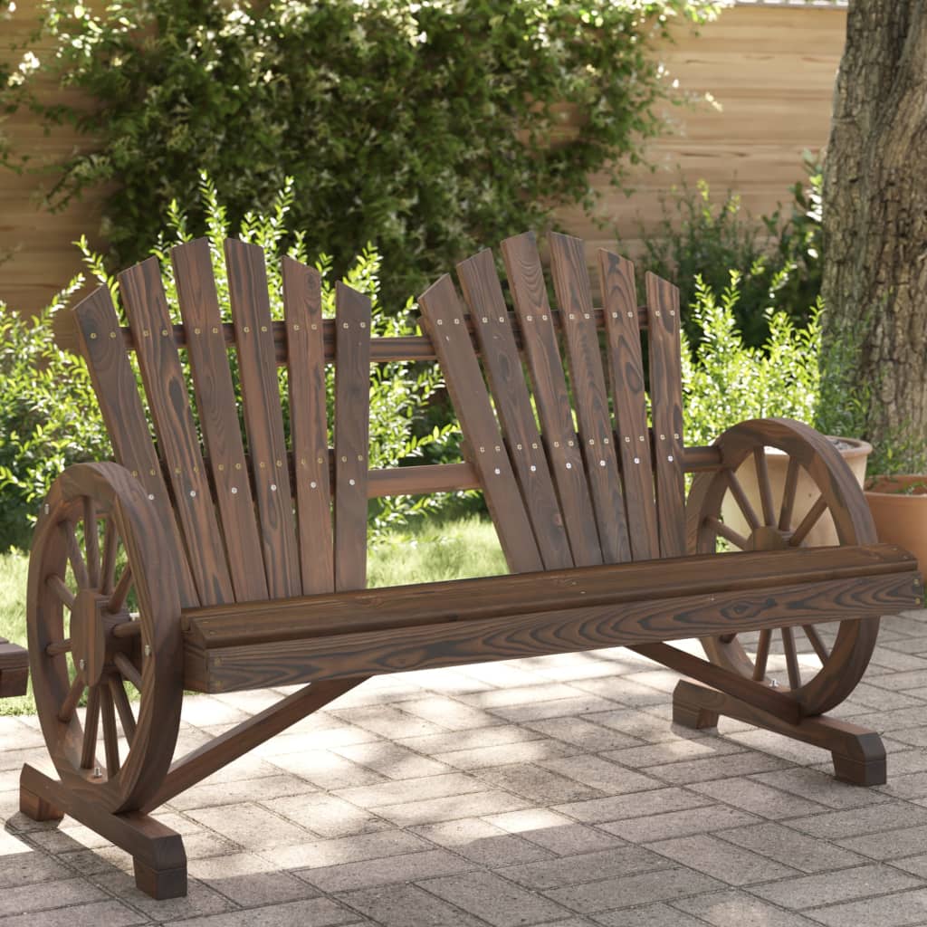 Tuinstoel 2-zits Adirondack massief vurenhout is nu te koop bij PeponiXL, paradijselijk wonen!