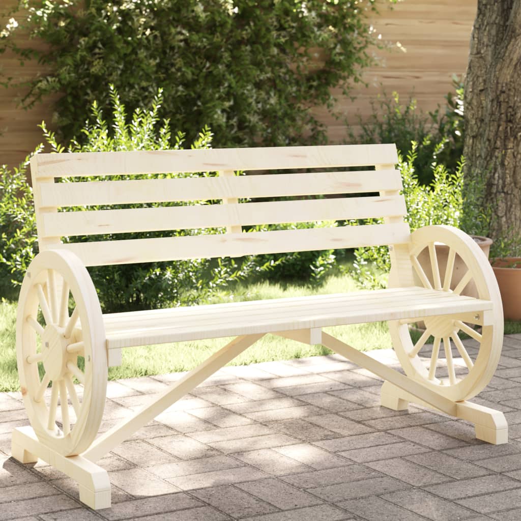 Tuinbankje 2-zits massief vurenhout is nu te koop bij PeponiXL, paradijselijk wonen!
