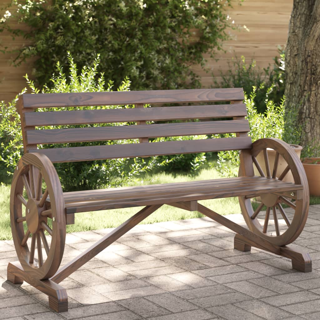 Tuinbankje 2-zits massief vurenhout is nu te koop bij PeponiXL, paradijselijk wonen!