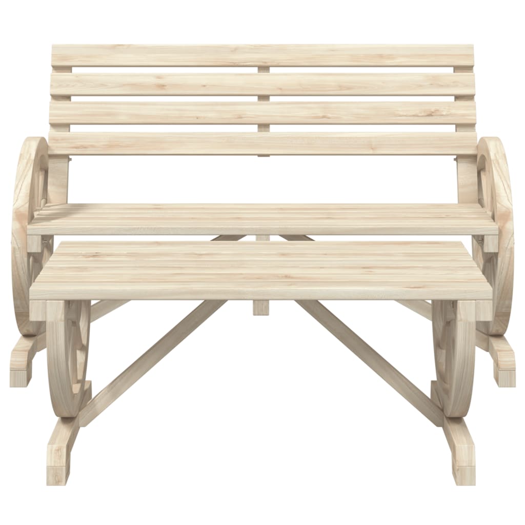 2-delige Loungeset massief vurenhout is nu te koop bij PeponiXL, paradijselijk wonen!