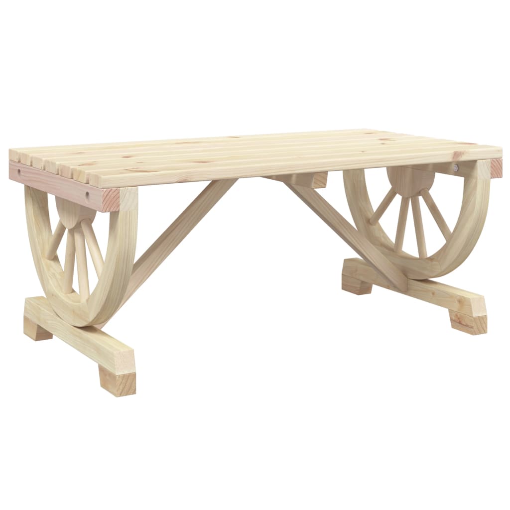 Tuintafel 90x50x40 cm massief vurenhout is nu te koop bij PeponiXL, paradijselijk wonen!