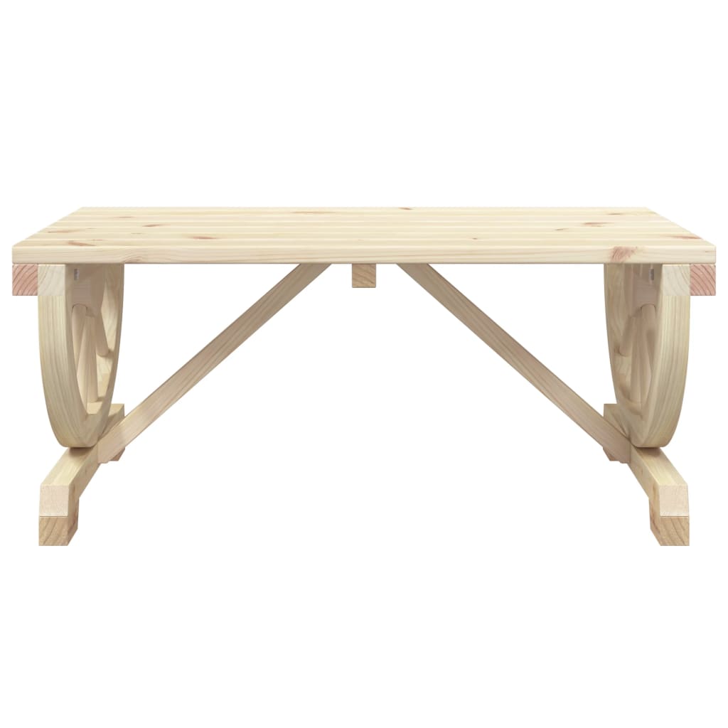 Tuintafel 90x50x40 cm massief vurenhout is nu te koop bij PeponiXL, paradijselijk wonen!