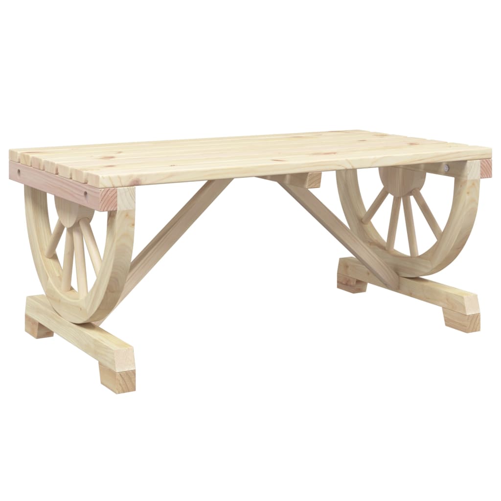 Tuintafel 90x50x40 cm massief vurenhout is nu te koop bij PeponiXL, paradijselijk wonen!