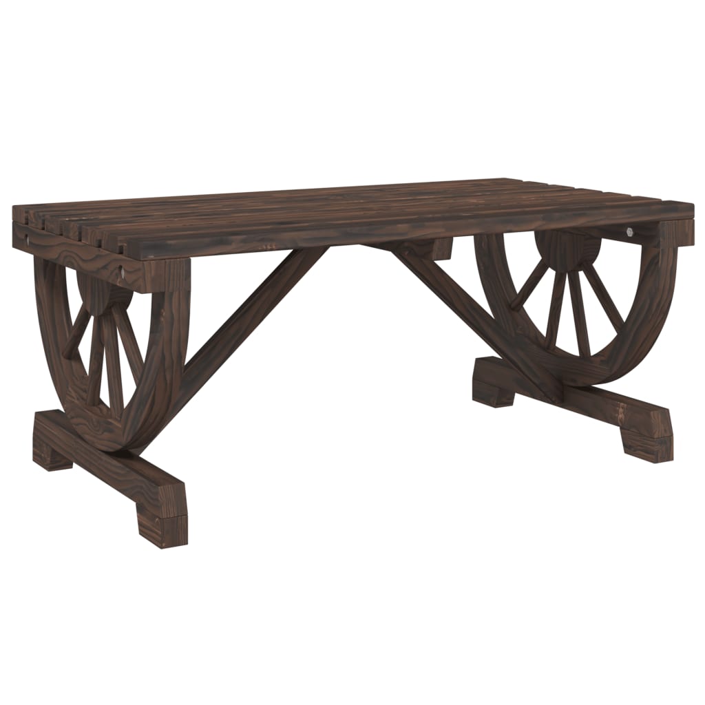 Tuintafel 90x50x40 cm massief vurenhout is nu te koop bij PeponiXL, paradijselijk wonen!