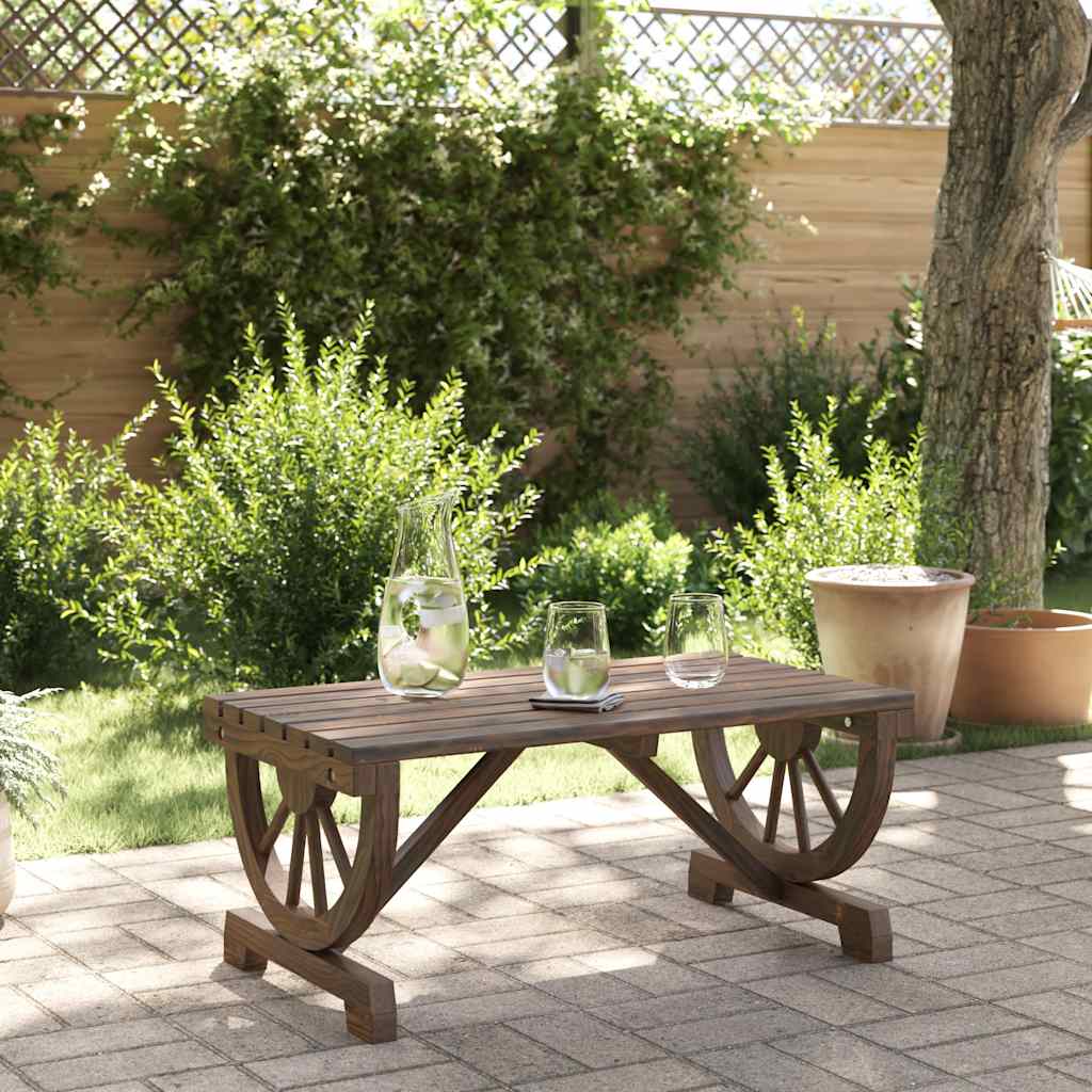 Tuintafel 90x50x40 cm massief vurenhout is nu te koop bij PeponiXL, paradijselijk wonen!