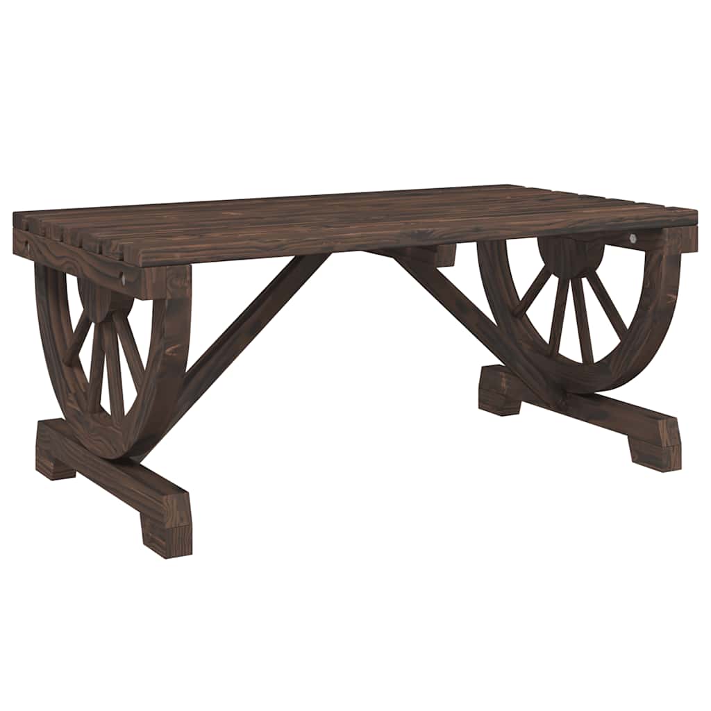 Tuintafel 90x50x40 cm massief vurenhout is nu te koop bij PeponiXL, paradijselijk wonen!