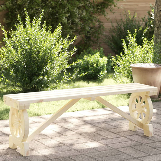 Tuinbank 115 cm massief vurenhout is nu te koop bij PeponiXL, paradijselijk wonen!