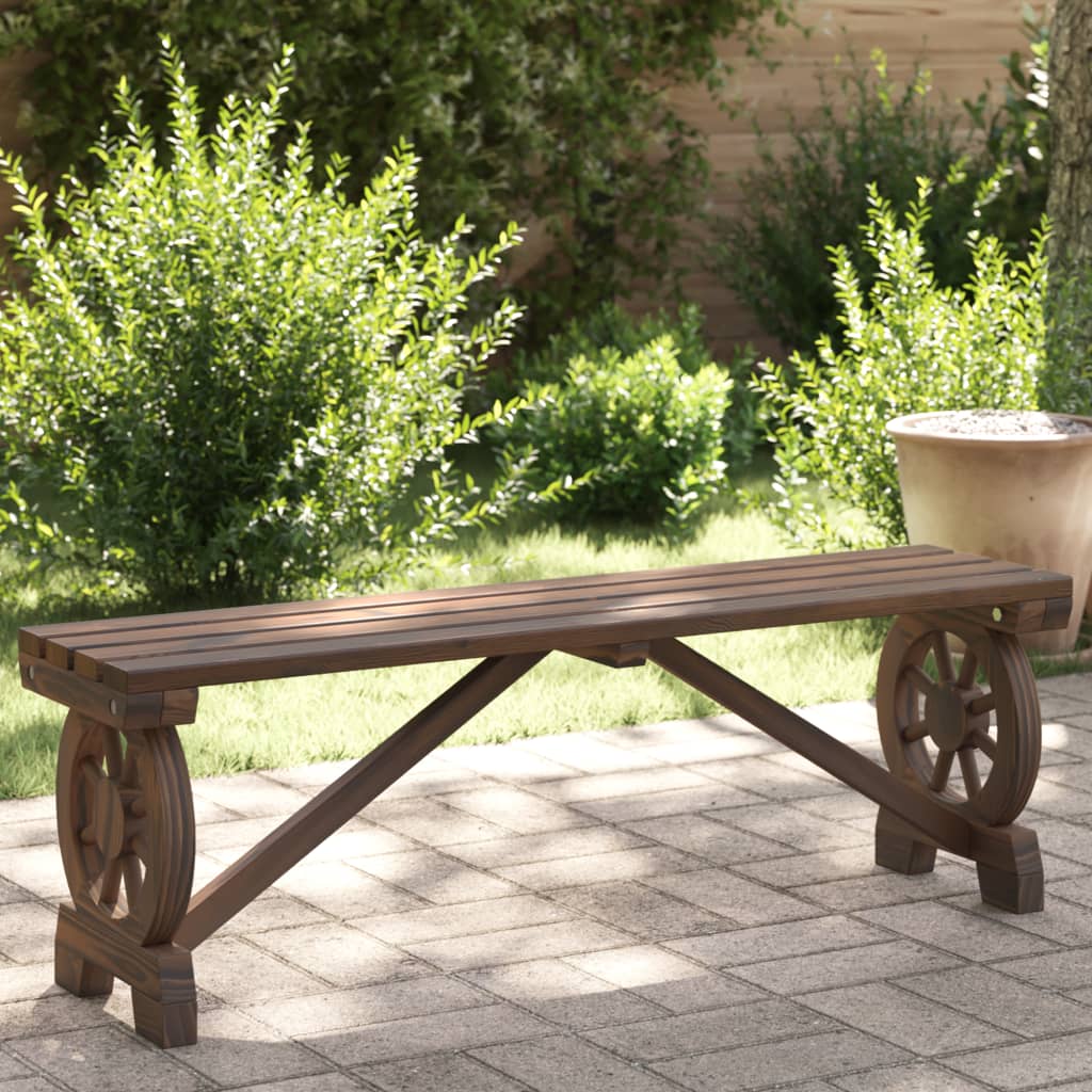 Tuinbank 115 cm massief vurenhout is nu te koop bij PeponiXL, paradijselijk wonen!