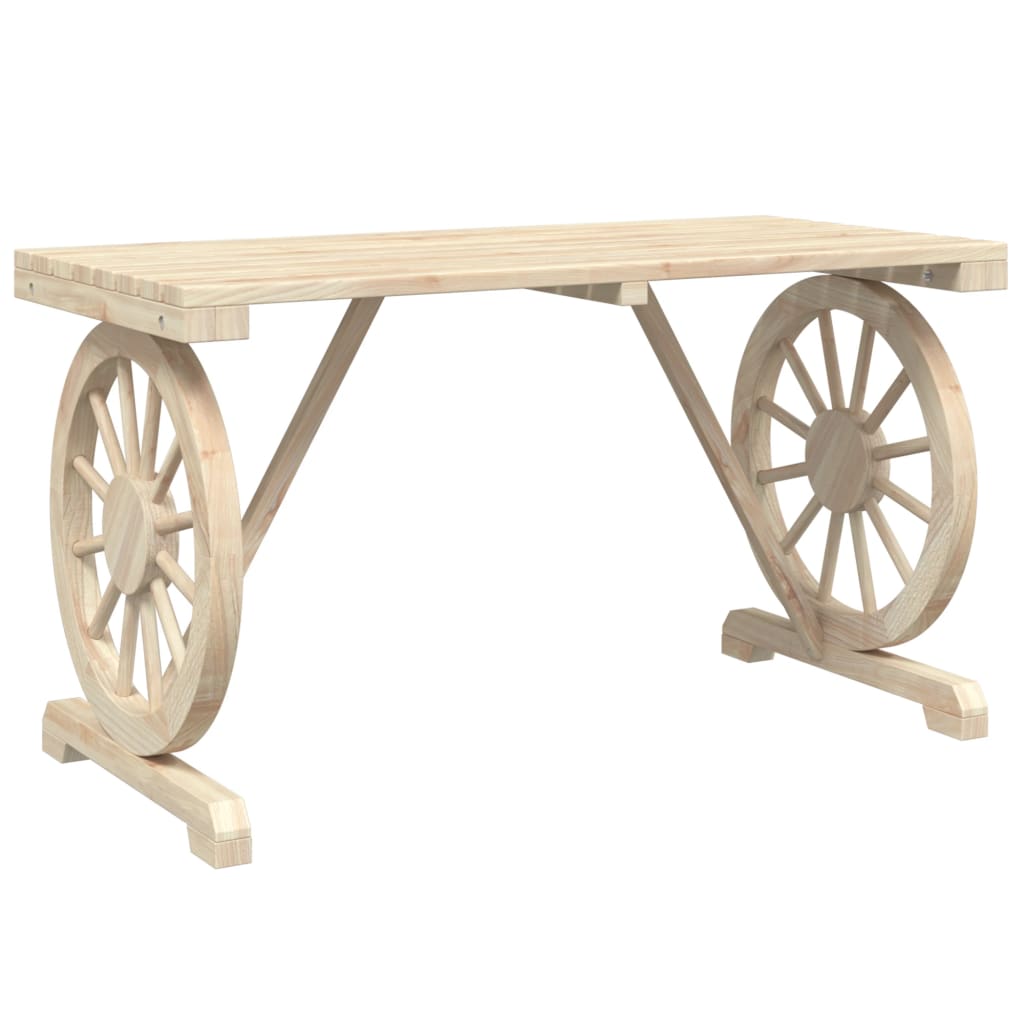 Tuintafel 115x55x65 cm massief vurenhout is nu te koop bij PeponiXL, paradijselijk wonen!