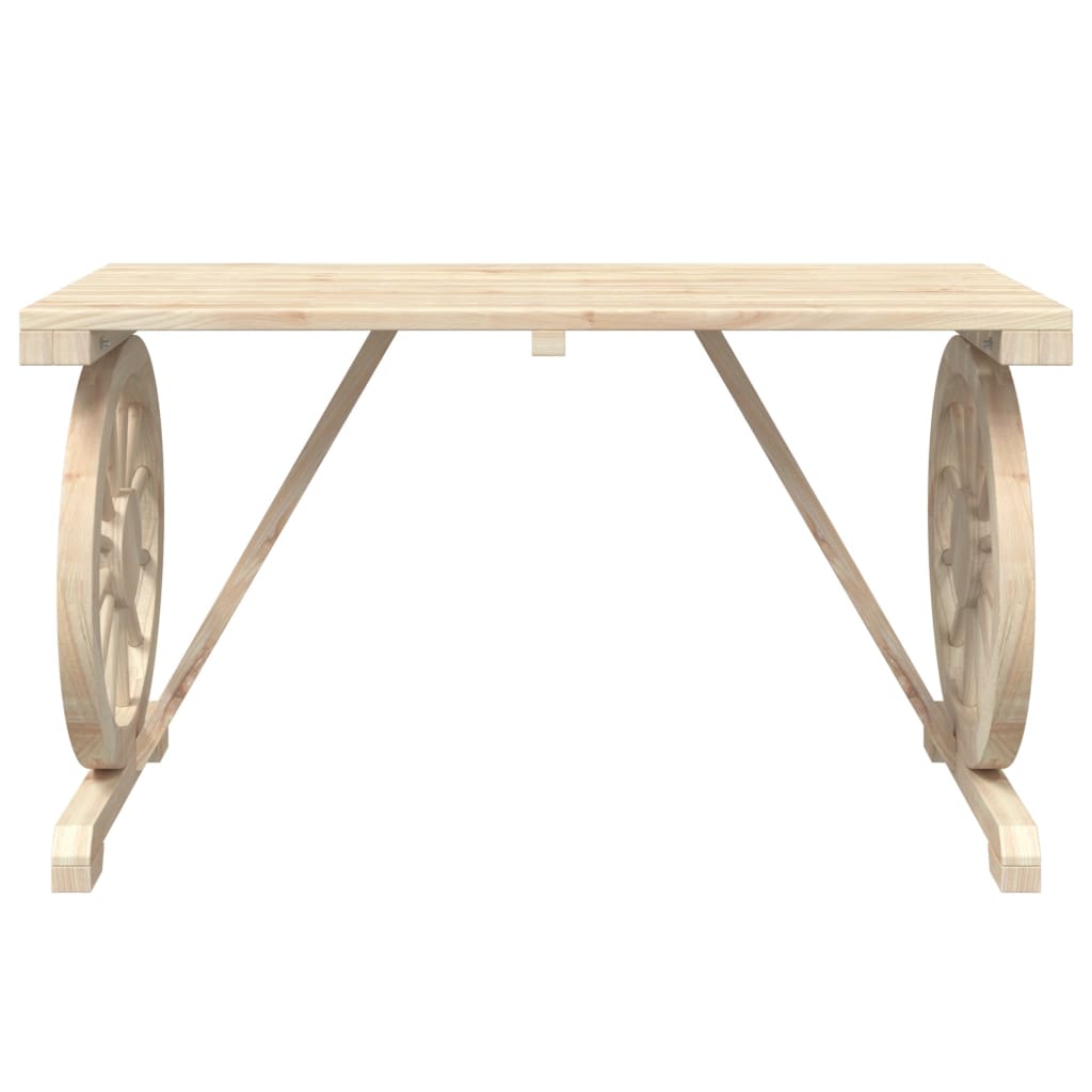Tuintafel 115x55x65 cm massief vurenhout is nu te koop bij PeponiXL, paradijselijk wonen!
