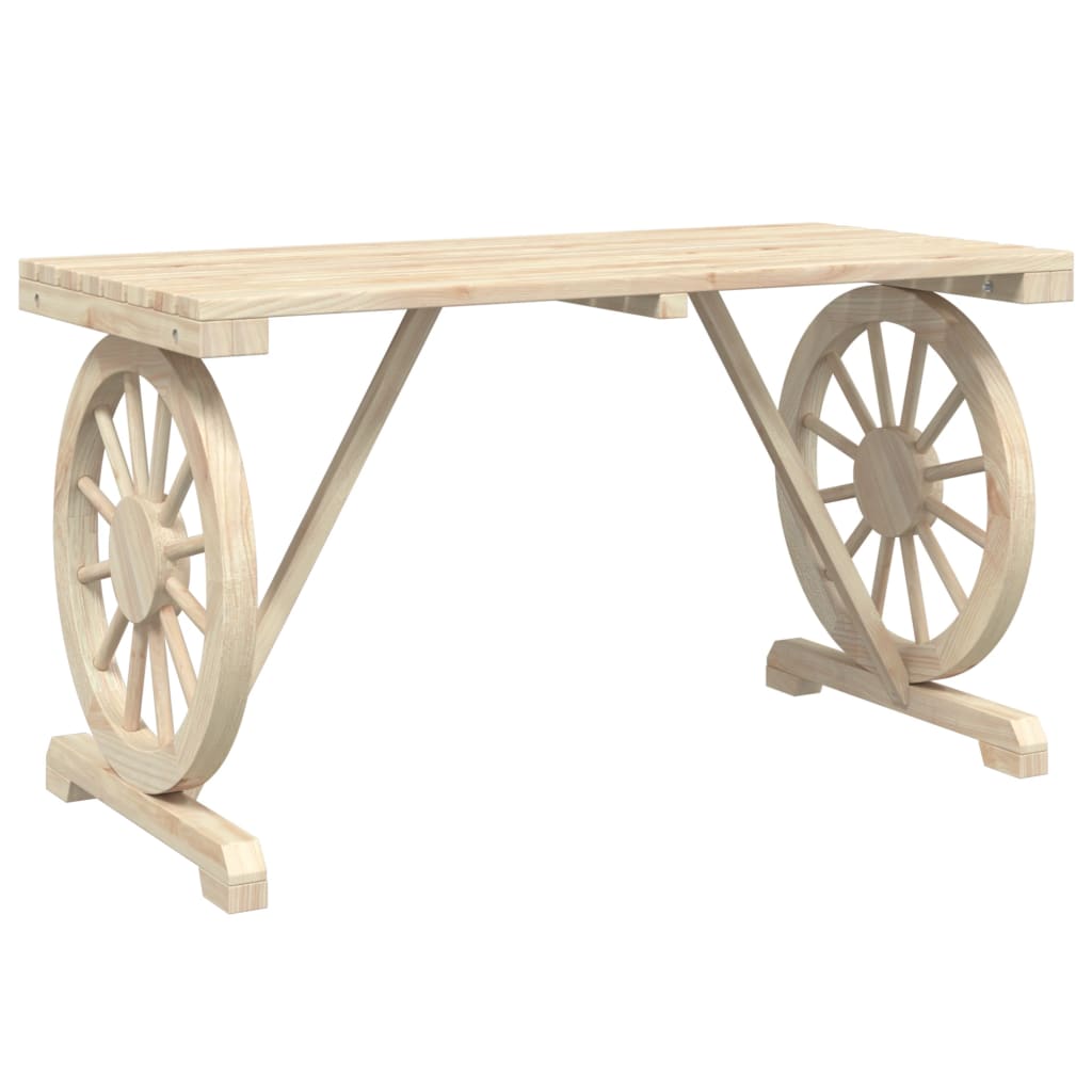 Tuintafel 115x55x65 cm massief vurenhout is nu te koop bij PeponiXL, paradijselijk wonen!