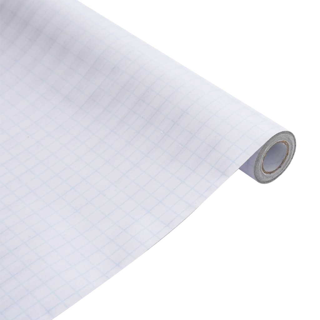 Raamfolie strepenpatroon mat 45x2000 cm PVC is nu te koop bij PeponiXL, paradijselijk wonen!
