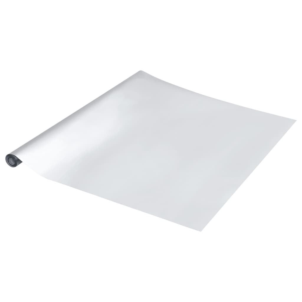 Meubelfolie zelfklevend 90x500 cm PET zilverkleurig is nu te koop bij PeponiXL, paradijselijk wonen!