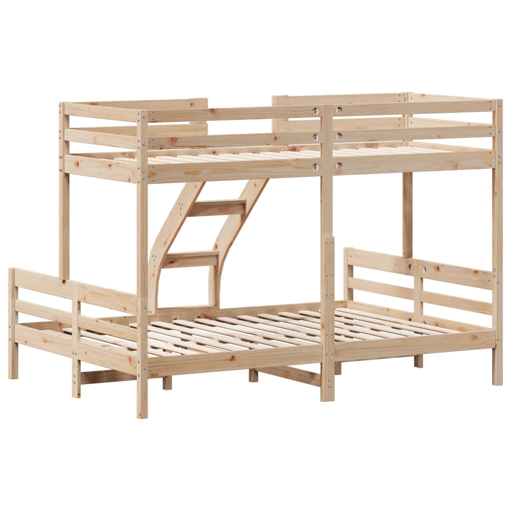 Stapelbed massief grenenhout 80x200/140x200 cm is nu te koop bij PeponiXL, paradijselijk wonen!