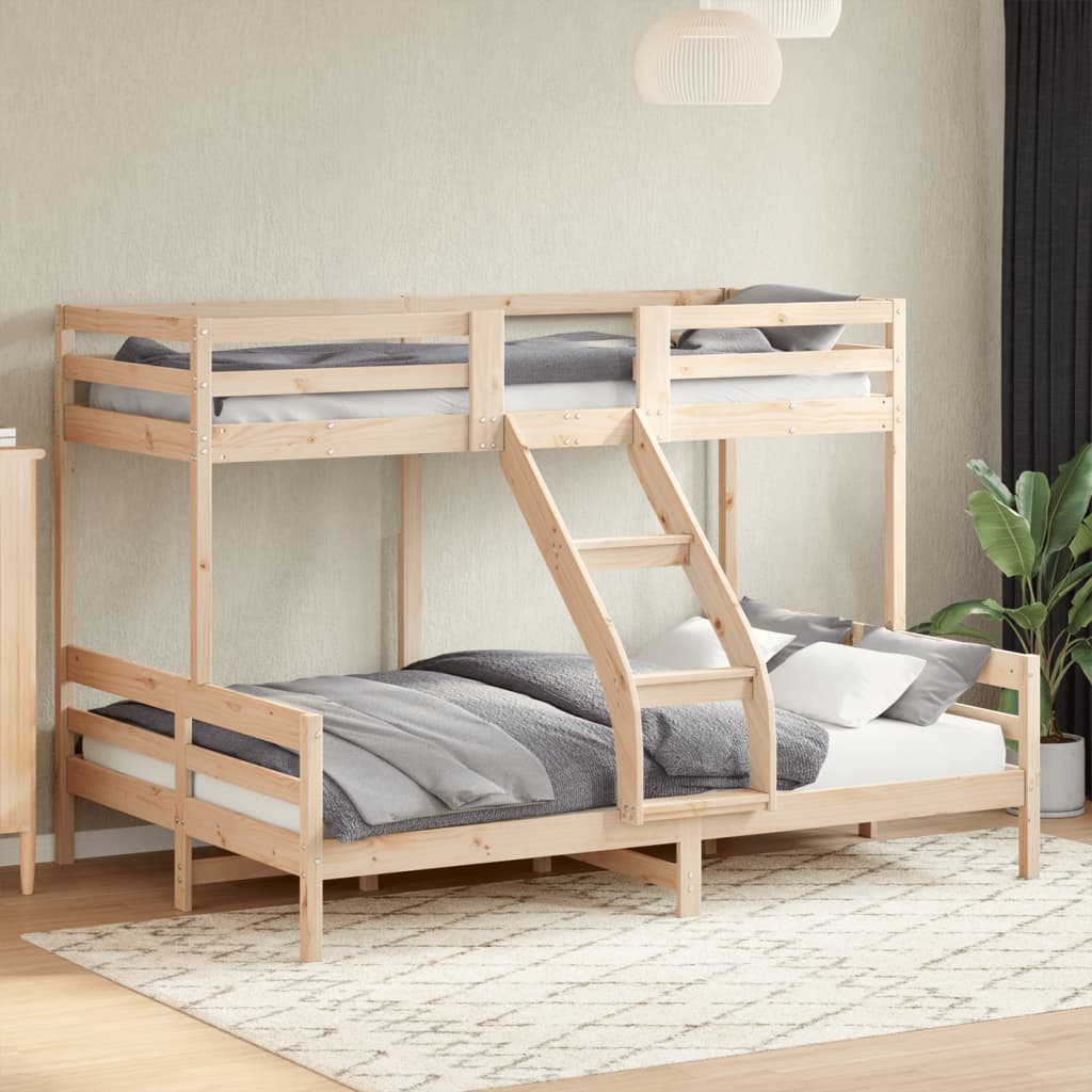 Stapelbed massief grenenhout 80x200/140x200 cm is nu te koop bij PeponiXL, paradijselijk wonen!